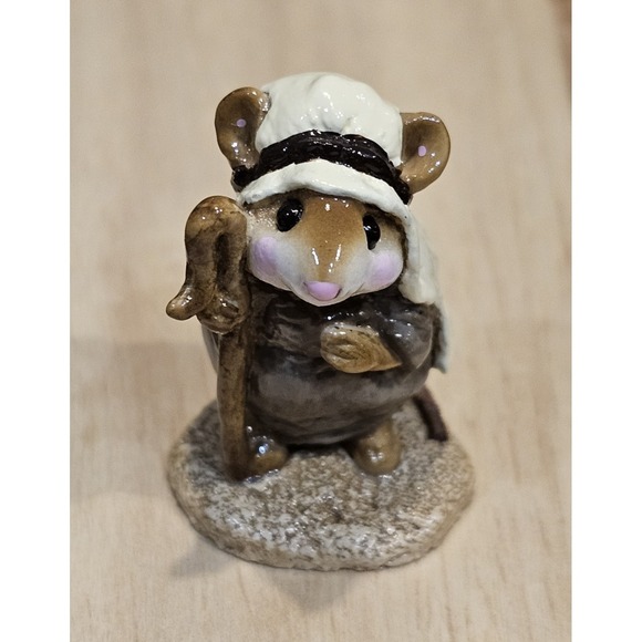 Other - Wee Forest Folk M-122b Shepard Standing Retired Signed AP, No WFF Box 1985